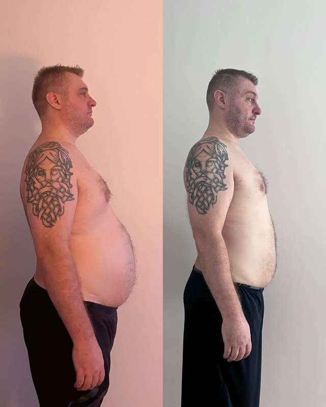 CJ before and after photos